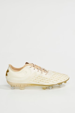 Chaussures de football Elite 3 - Ecru et doré