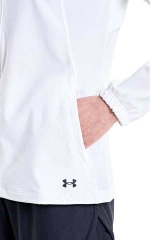 Veste de running à capuche Launch Storm - Blanc