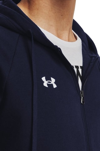 Veste à capuche Rival - Bleu nuit et blanc