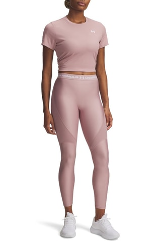 Legging d’entrainement taille haute Heatgear - Vieux rose
