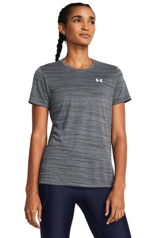 T-shirt d’entraînement Tech Tiger SSC - Noir chiné - Under Armour