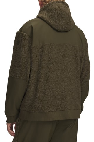 Sweat polaire à capuche - Kaki