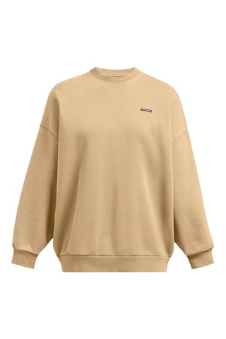 Sweat oversize polaire Icon - Beige