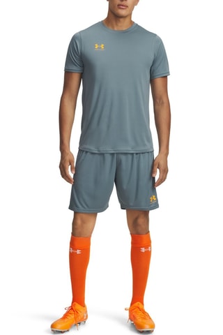 Short de football Challenger - Bleu canard