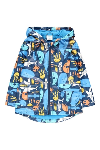 Regenjas met Capuchon - Blauw