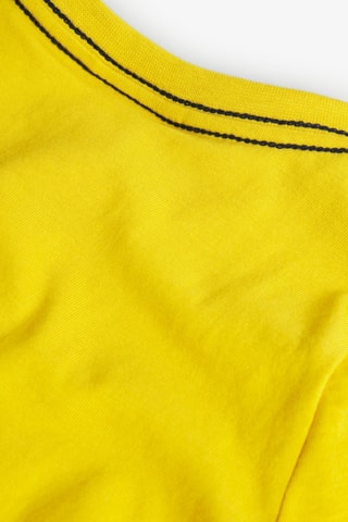 T-shirt  - Geel