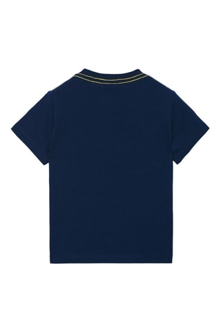 T-shirt  - Marineblauw