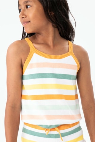 Mouwloze Top  - Multicolor
