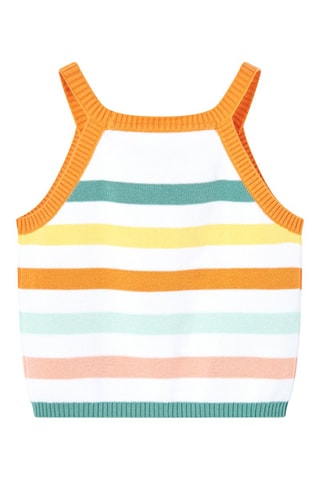 Mouwloze Top  - Multicolor