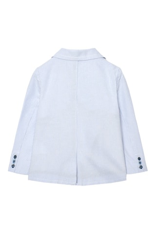 Blazer  - Wit en blauw