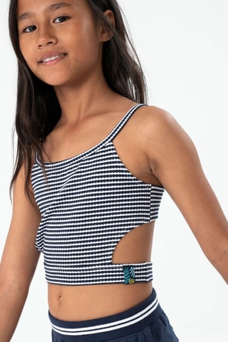 Mouwloze Top - Marineblauw