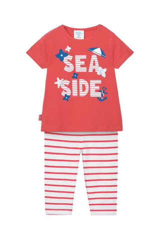 T-shirt en Broek  - Rood