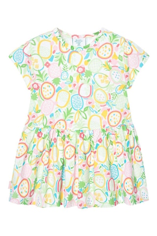 Jurk met Ruches  - Multicolor