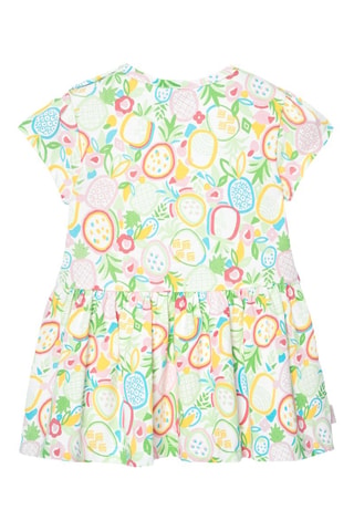 Jurk met Ruches  - Multicolor