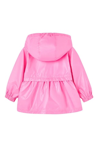 Dubbelzijdige Parka met Capuchon - Roze en multicolor