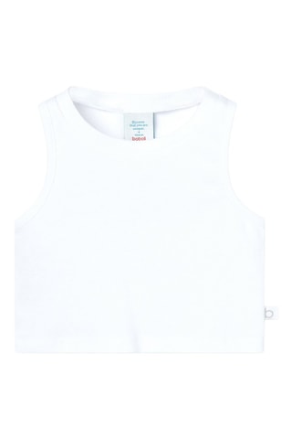 Mouwloze Top  - Wit