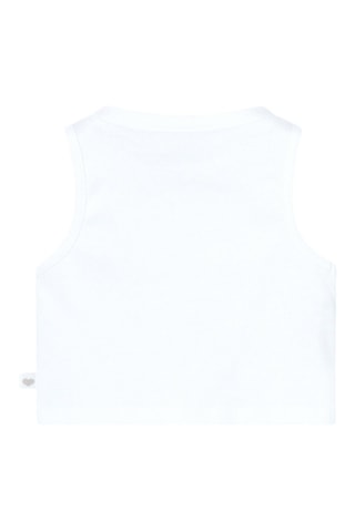 Mouwloze Top  - Wit