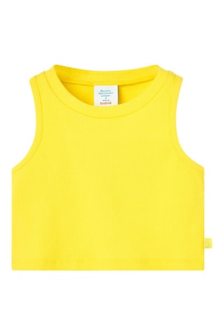 Mouwloze Top  - Geel