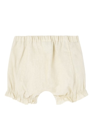 Linnen Top en Short  - Wit en groen