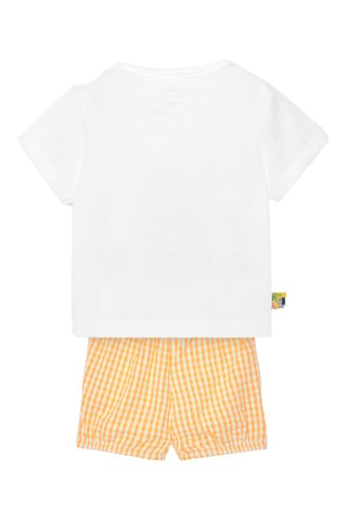 T-shirt en Short  - Wit en geel