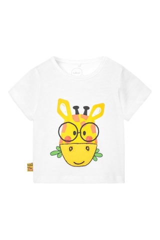 T-shirt en Short  - Wit en geel