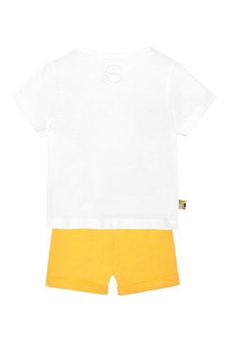 T-shirt en Broek  - Wit en geel