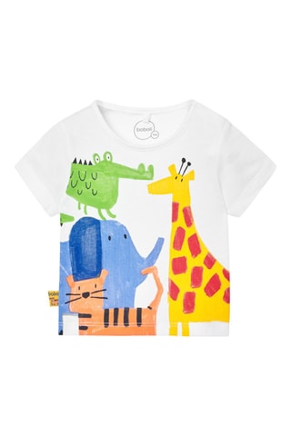 T-shirt en Broek  - Wit en geel