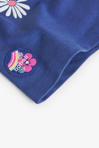 Mouwloos T-shirt - Blauw en multicolor