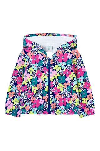 Jasje met Capuchon - Blauw en multicolor