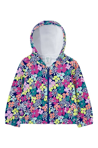 Jasje met Capuchon - Blauw en multicolor