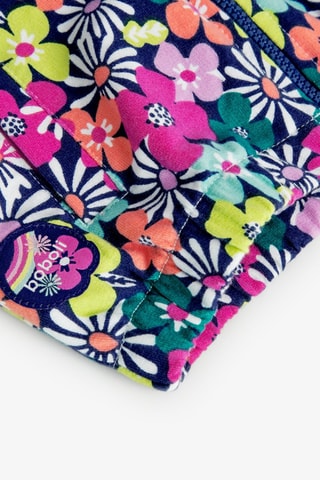 Jasje met Capuchon - Blauw en multicolor