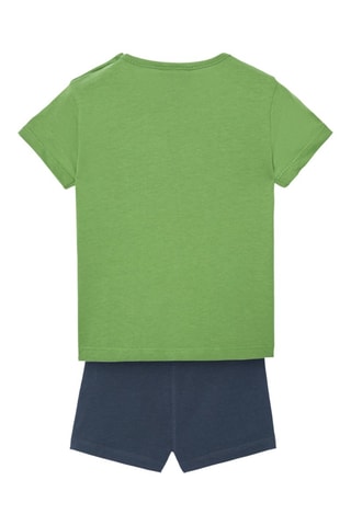 T-shirt en Short  - Blauw en groen