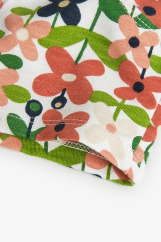 Short  - Wit en multicolor