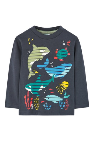 T-shirt  - Antraciet