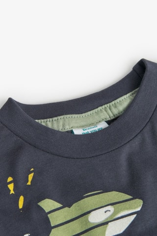 T-shirt  - Antraciet