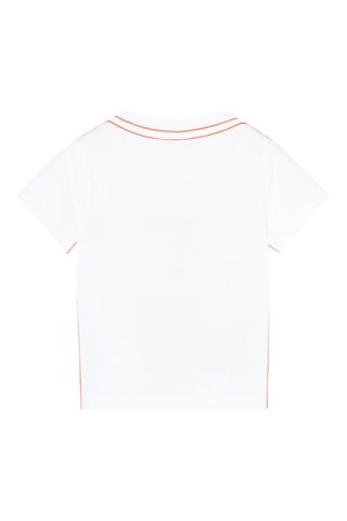 T-shirt  - Wit en multicolor