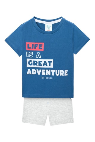 T-shirt en Short - Indigo