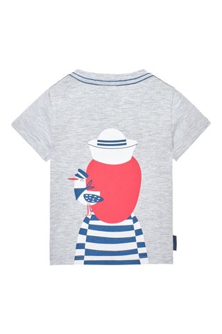 T-shirt  - Gemêleerd grijs