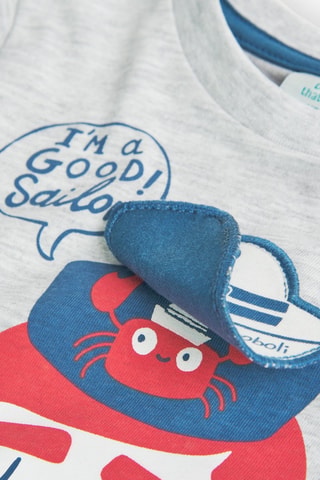 T-shirt  - Gemêleerd grijs