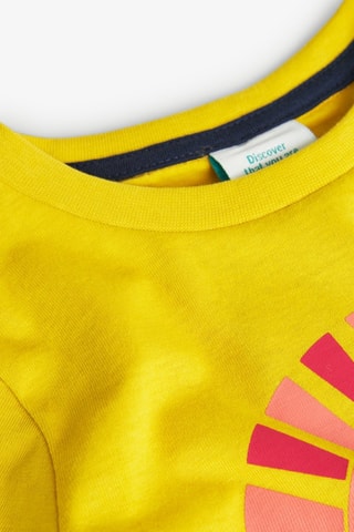 T-shirt  - Geel en multicolor