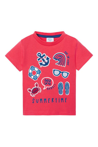 T-shirt  - Rood