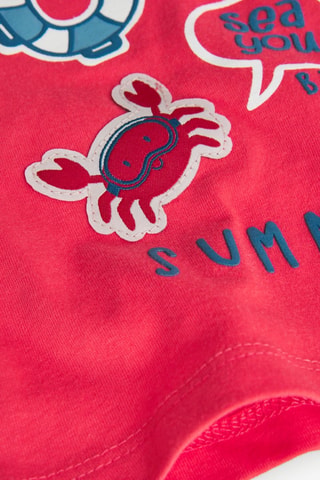 T-shirt  - Rood