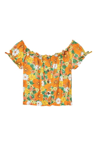T-shirt  - Geel en oranje