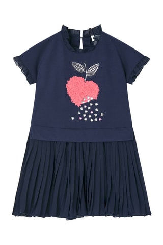 Trapeziumjurk  - Marineblauw
