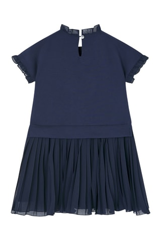Trapeziumjurk  - Marineblauw