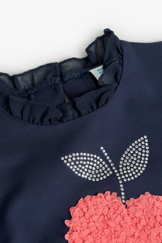 Trapeziumjurk  - Marineblauw