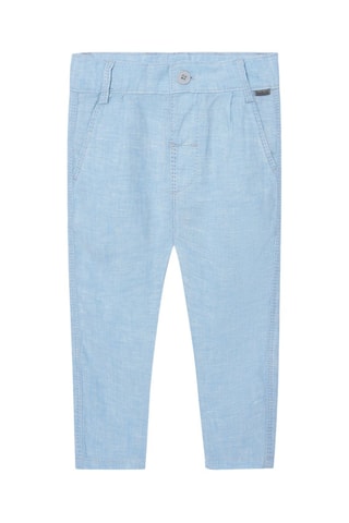 Linnen Broek  - Blauw