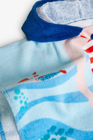 Poncho - Blauw
