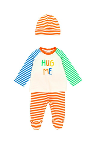3-Delige Pyjama Set  - Wit