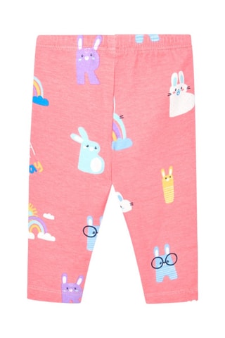 T-shirt en Broek  - Wit en roze